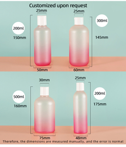 Gran oferta de botellas de champú vacías, contenedor de plástico para mascotas de 100ml, 150ml, 250ml y 500ml con tapa superior de disco, botellas de loción y Gel para el cabello