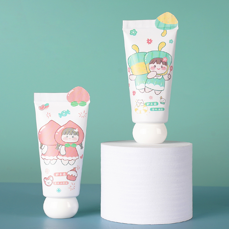 Tubo de plástico para crema de ojos, tubo de crema facial con tapa de tornillo, bonito, 40g, 40ml
