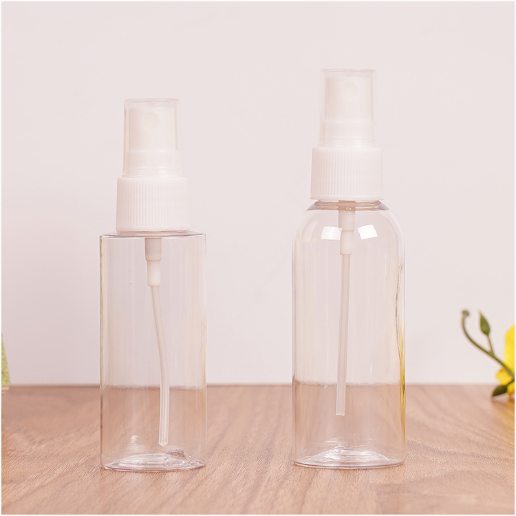 Embalaje de botella vacía de loción transparente cosmética para mascotas de 60 ml