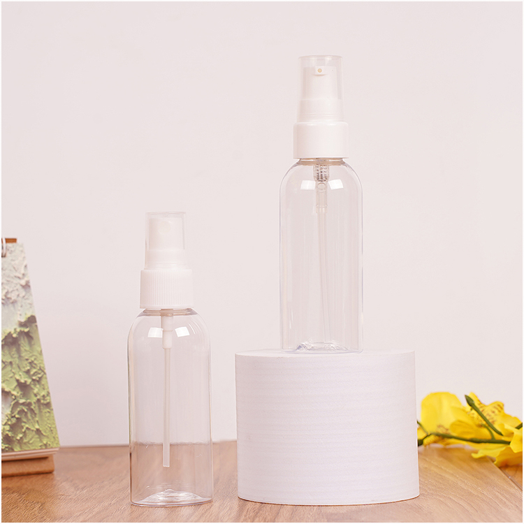 Embalaje de botella vacía de loción transparente cosmética para mascotas de 60 ml